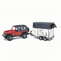 Jeep Wrangler Unlimited W/ Horse Trailer & Horse