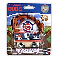 Chicago Cubs Wooden Toy Train Engine