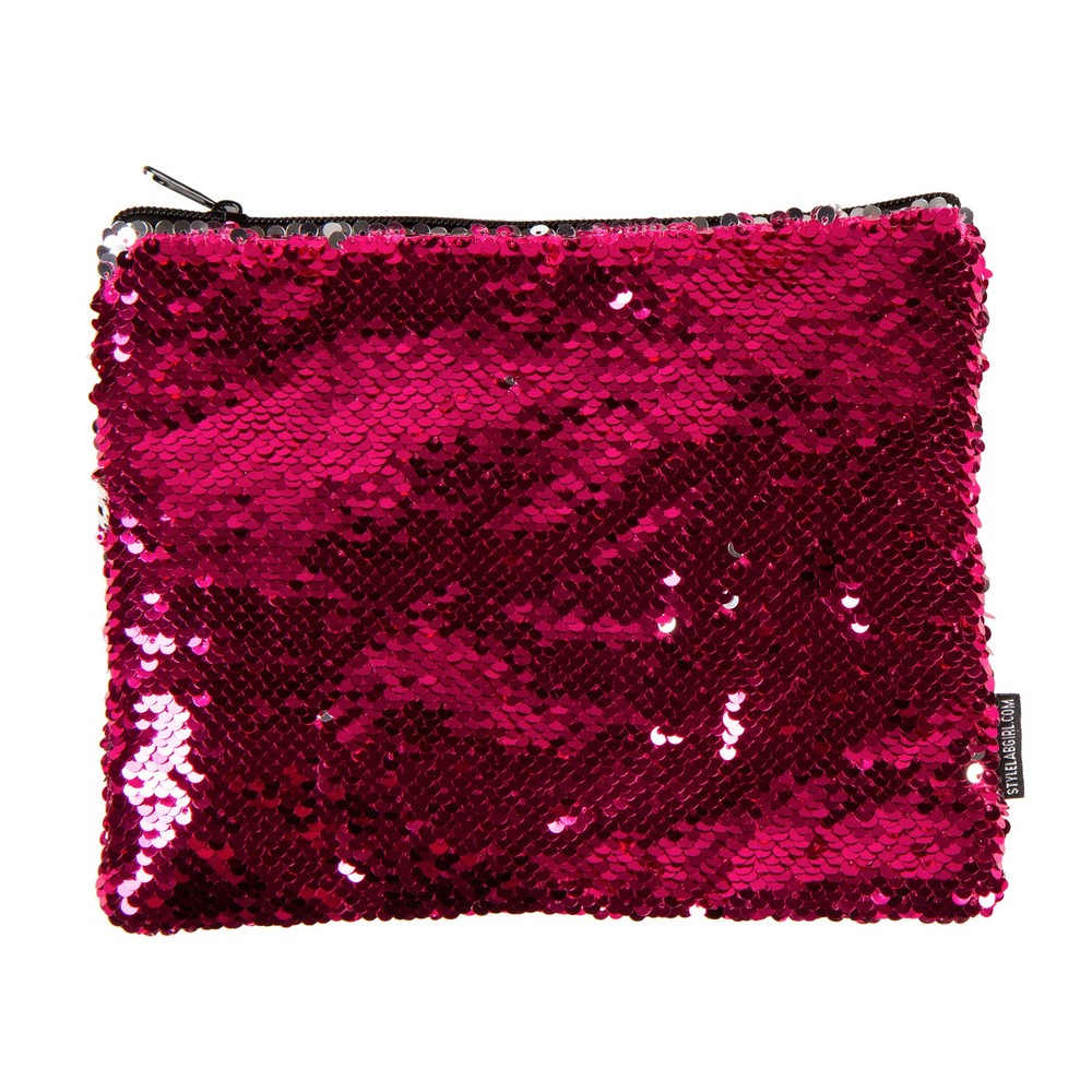 Magic Sequin Pencil Pouch Building Blocks