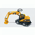 Bruder 2446 Cat Wheeled Excavator Ages 4+