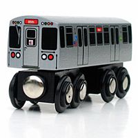 CTA Red Line Wooden Train