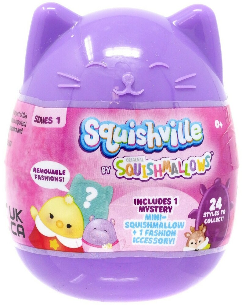 Squishville Mystery Mini Squishmallow with Fashion RARE Super Soft