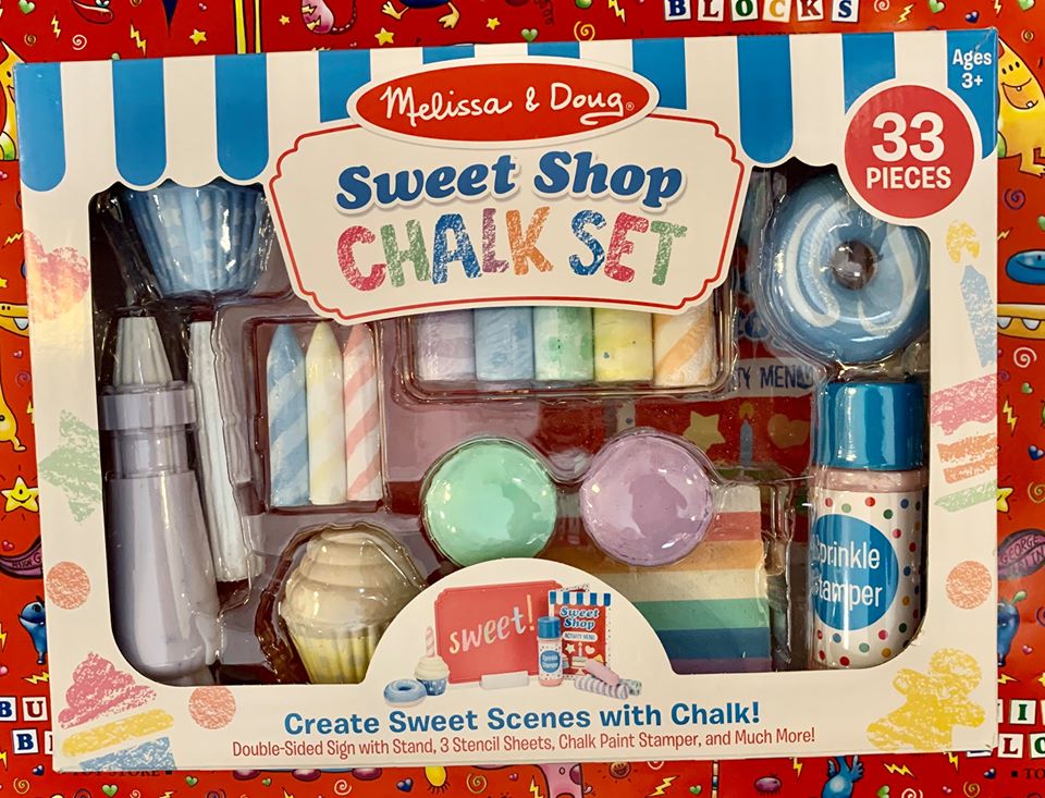 Sweet Shop Chalk Set Building Blocks