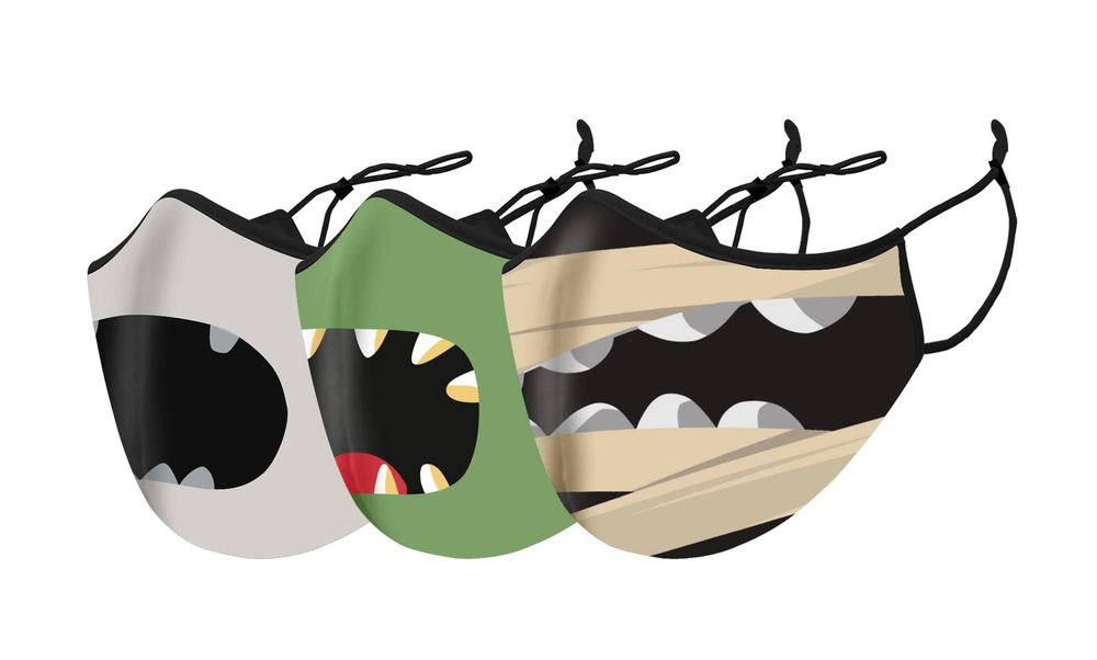 Halloween Zombie Face Mask Building Blocks