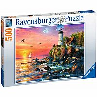 Lighthouse at Sunset 500pc Puzzle