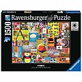 Ravensburger Eames Design House of Cards 1500 Piece Jigsaw Puzzle for Adults