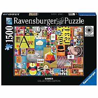 Ravensburger Eames Design House of Cards 1500 Piece Jigsaw Puzzle for Adults