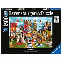 Ravensburger Eames Design House of Cards 1500 Piece Jigsaw Puzzle for Adults