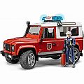 Land Rover Fire Department Vehicle with Fireman