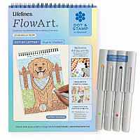 Lifelines FlowArt: Dot-by-Letter Meditative Art