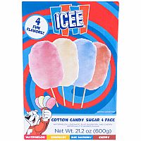ICEE Cotton Candy Machine & Sugar 4 Pack Set