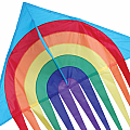 Rainbow Streamer 56" Delta Kite