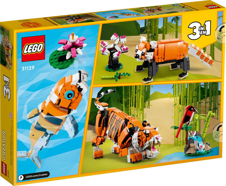 LEGO Creator 3 in 1 Majestic Tiger 31129 - Building Blocks