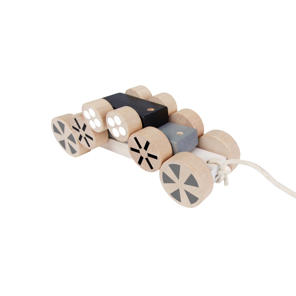 Stacking Wheels Pull Toy Building Blocks