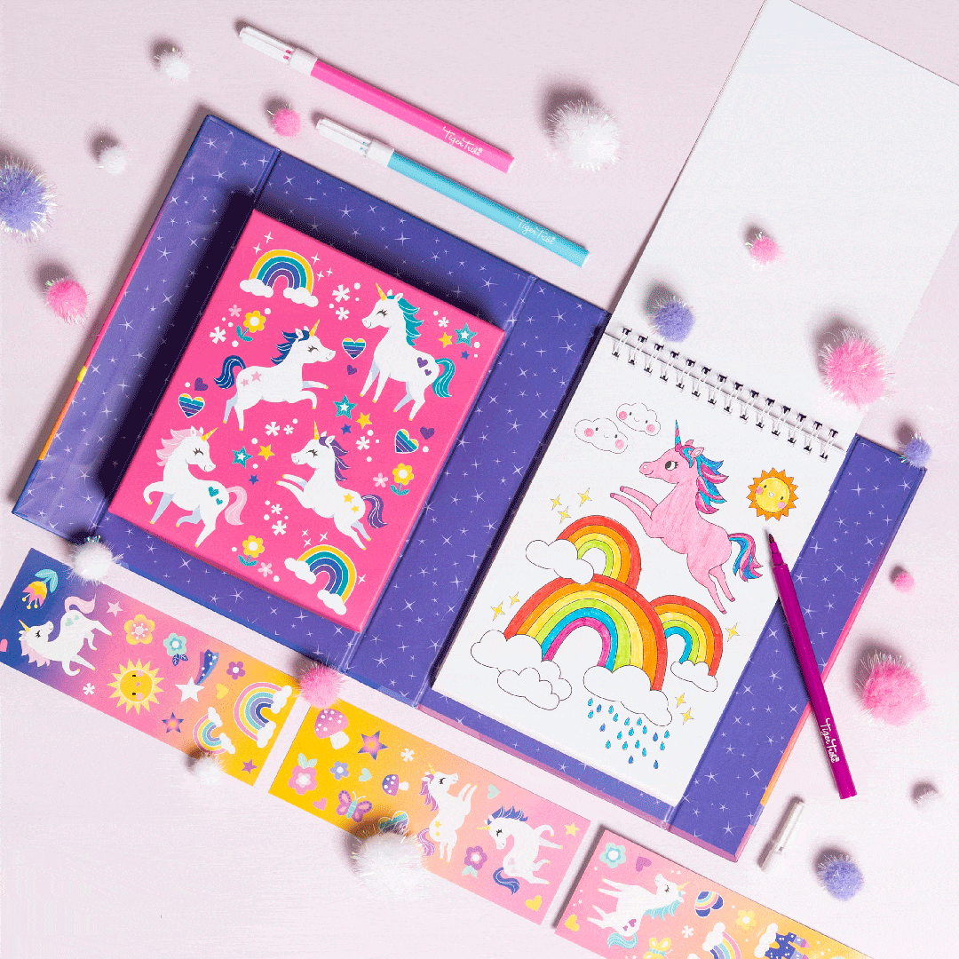 Unicorn Magic Coloring Set - Building Blocks