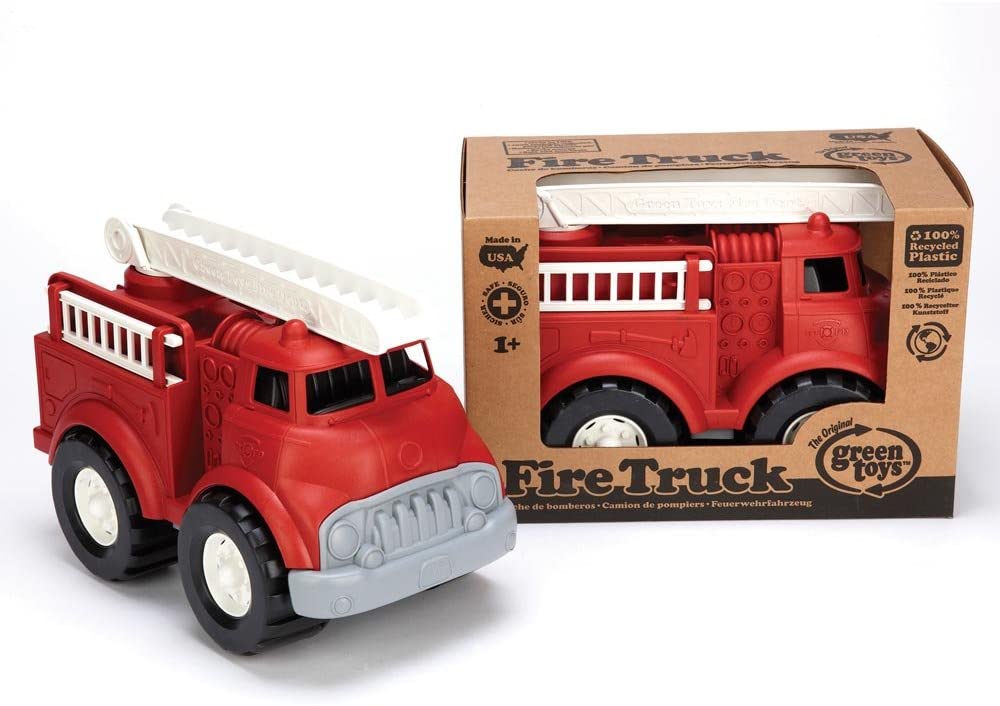 Green Toys Fire Truck Building Blocks