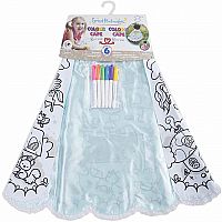 Color A Cape Magical Light Blue Princess