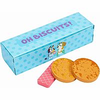 Bluey Tea Party Set – Wooden 18-Piece Pretend Play Set with Tray, Teapot, Tea Cups, Biscuits, and Notepad for Ages 3+ 