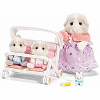 Calico Critters Patty Paden Double Stroller