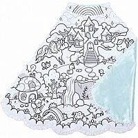 Color A Cape Magical Light Blue Princess