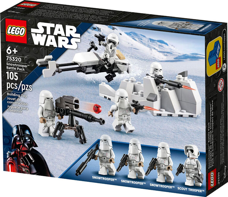 LEGO Star Wars 75320 pas cher, Pack de combat Snowtrooper