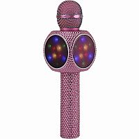 Sing-Along Bling Bluetooth Karaoke Microphone - Pink