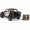 Bruder Jeep Rubicon Police Car with Policeman