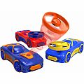 Spinz Pull-Back Race Car with Flying Disc