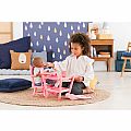 Corolle 2 in 1 Baby Doll High Chair for Both 14in and 17in Dolls