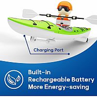 Remote Control Kayak Racer Boat for Ages 5+