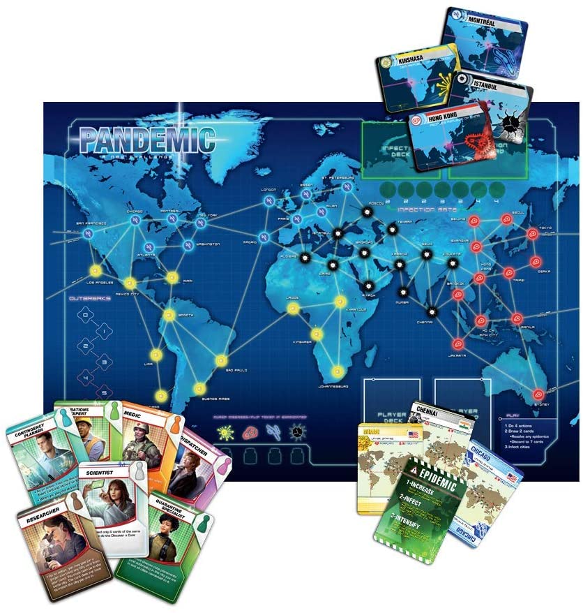 Pandemic Board Game Building Blocks