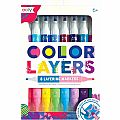 Ooly Color Layers Double Sided Markers - Set of 8 Colored Markers