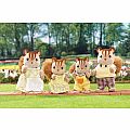 Calico Critters Hazelnut Chipmunk Family