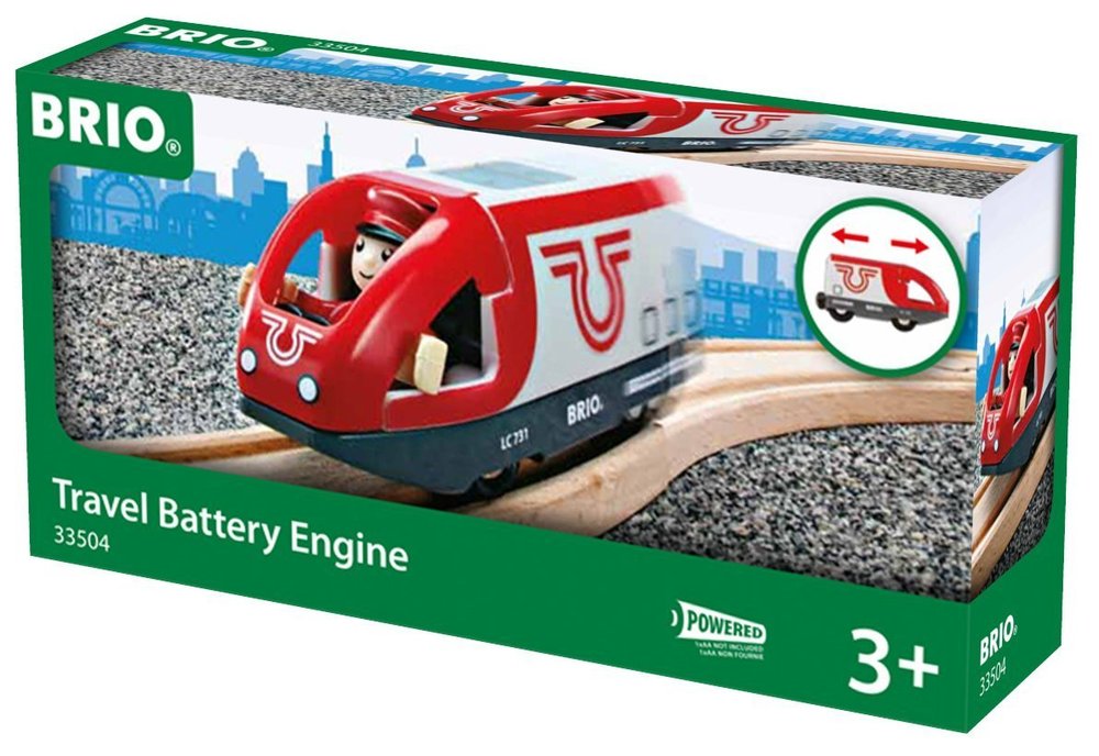 brio green travel train