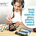 Ooly Vivid Pop Super Bright Water Based Paint Markers- Set of 8