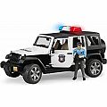 Bruder Jeep Rubicon Police Car with Policeman