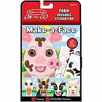 Make a Face Farm Reusable Sticker Pad