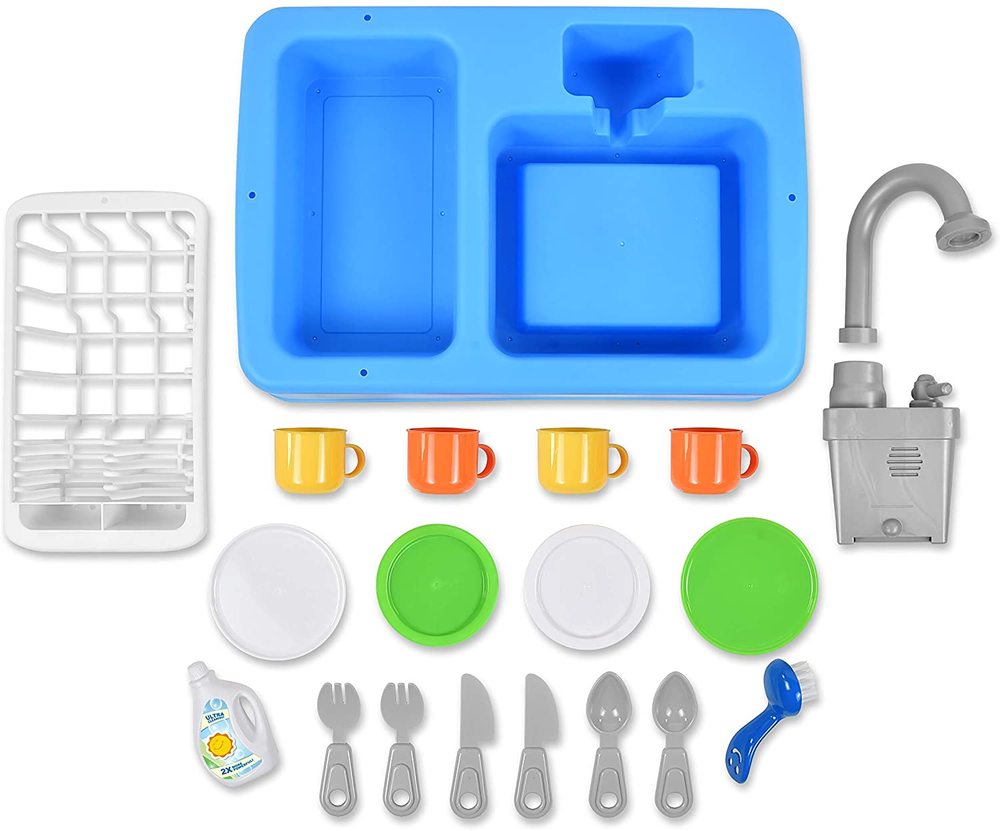 play kitchen sink with running water