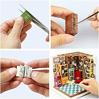 Hands Craft DIY Miniature Houses Sam's Study