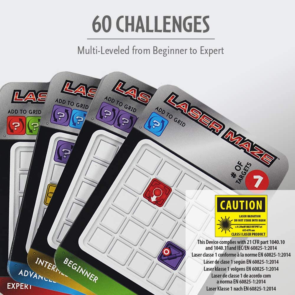 Laser Maze 60 Beginner To Expert challenge Card Laser Maze 60 Beginner To Expert challenge Card