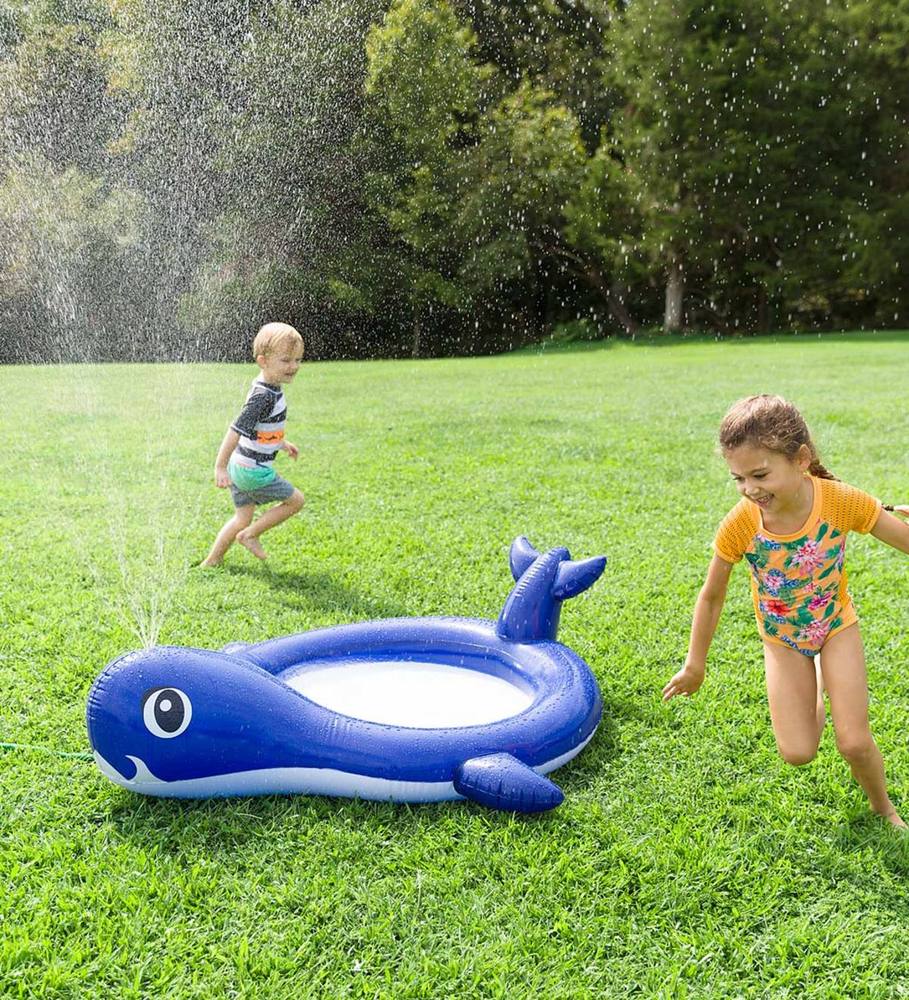 sprinkler paddling pool