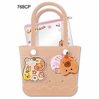 Capybara or Purple Croc Style Beach Tote