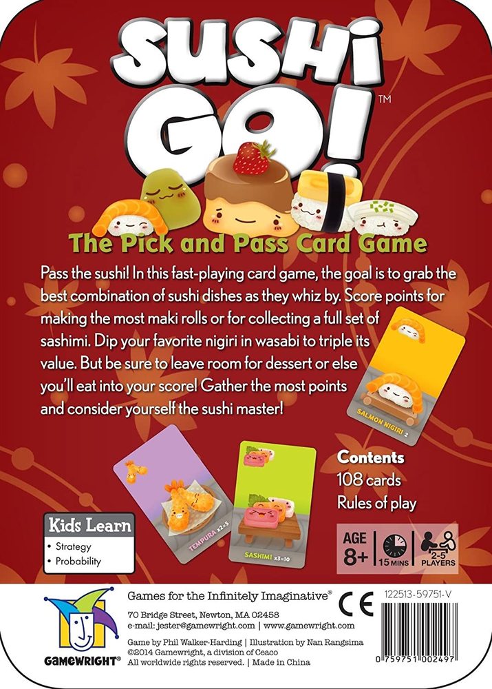 Sushi Go! Tin Building Blocks
