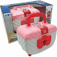  Jewelry Box Safe with Light and Sound, Includes Play Bills & Coins, Money Bank, Ages 3+