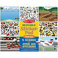 Reusable Sticker Pad - Vehicles