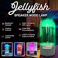 Jellyfish LED Spinning Mood Lamp with Speaker 