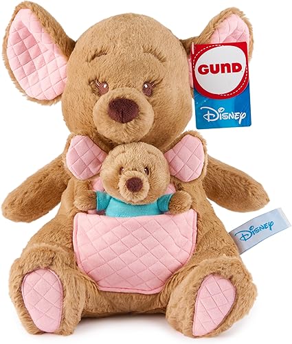 Oh So Snuggly Kanga and Roo Plush by GUND Building Blocks