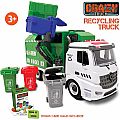 Crazy Trucks Recycling Garbage Truck Jumbo Playset with Lights & Sounds