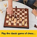 Cardinal Legacy Deluxe Chess & Checkers Wooden Set