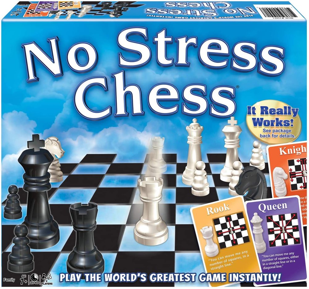 NO STRESS CHESS BOARD GAME LEARN TO PLAY EASY
